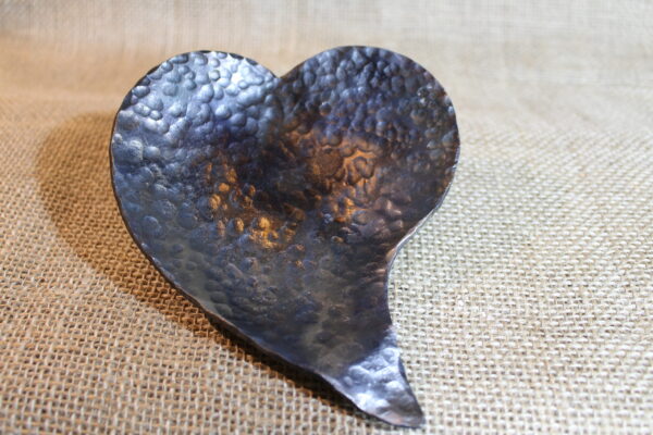 Hand Forged Heart Bowl - Image 2