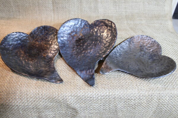 Hand Forged Heart Bowl - Image 3